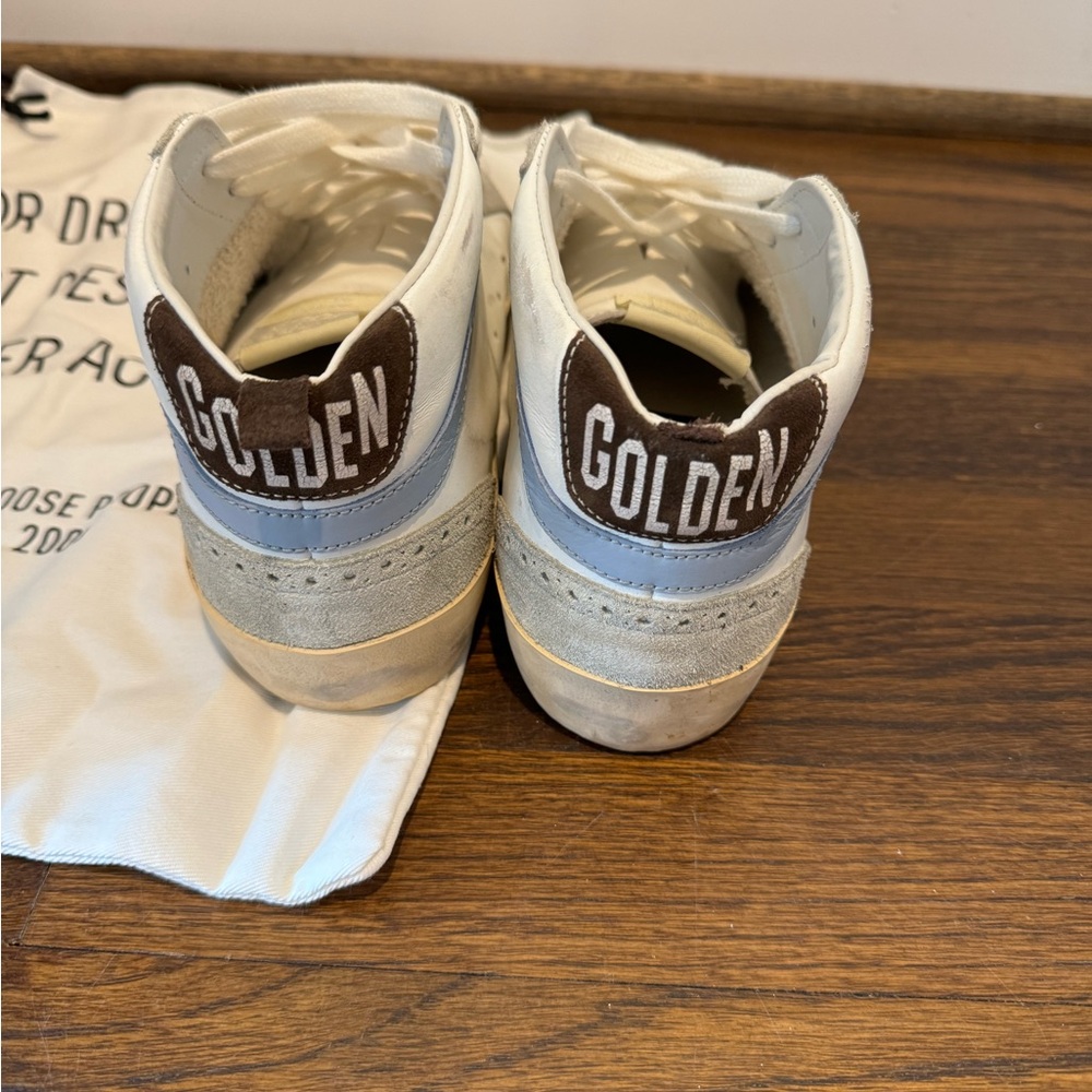 Golden Goose Exclusive White Mid Star Sneakers